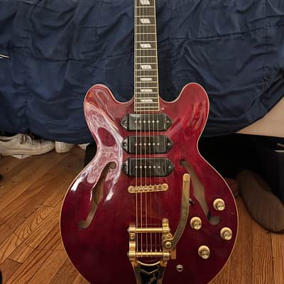 Epiphone Riviera P-93 2014 - Red image 1