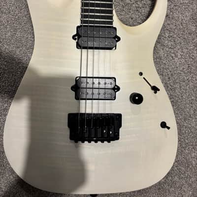 Ibanez RGAIX6FM-WFF Iron Label 2017 - 2019 - White Frost Flat image 5