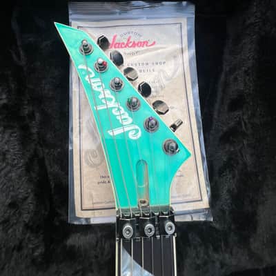 Jackson Custom Shop Music Zoo Exclusive SL2V Aged Nitro Sea Foam Green image 9
