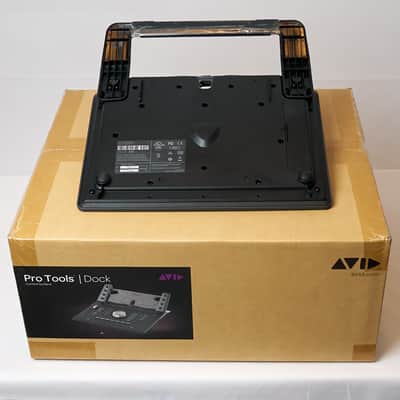 Avid Pro Tools Dock Control Surface 2018 - Matte black control surface with textured plastic top and aluminum jog wheel image 5