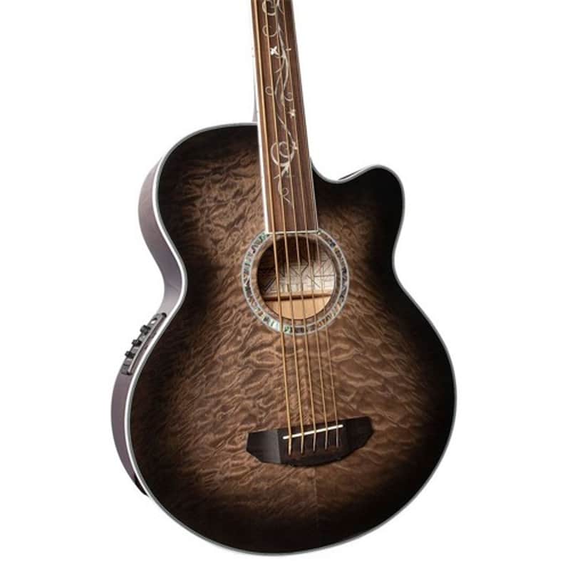 Michael Kelly Michael Kelly Dragonfly Fretless 5 5 String Acoustic Electric Bass Guitar