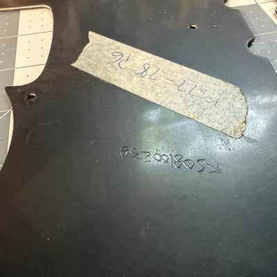 Vintage Fender Jazz Bass Pickguard 1977-1978 - Black image 6