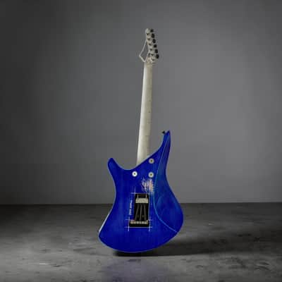 Rick Toone Spearfish "Blueprint" 2025 w/tremolo- Custom Blueprint Stain image 7
