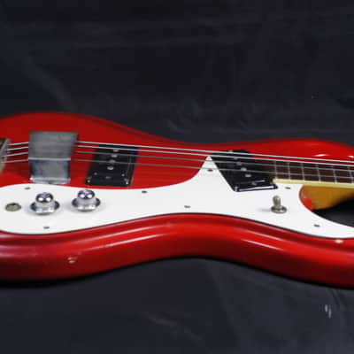 Vintage 1966 MOSRITE VENTURES BASS All Original 30.5 Inch Scale w/ Original Case image 9