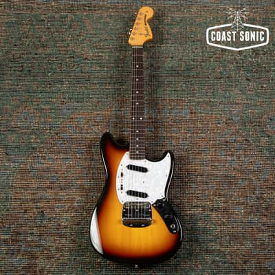 2004 Fender '69 Vintage Reissue Mustang MG69 Sunburst Crafted in Japan CIJ image 2