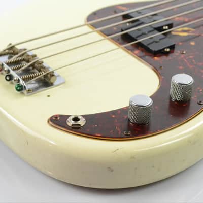 Fender 1962 Precision Bass Relic Olympic White Justin Meldal-Johnsen #32892 image 20