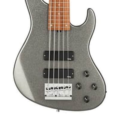 Sadowsky MetroExpress 24-Fret Modern Bass, Morado Fingerboard, 5-String - Solid Silver Metallic High Polish image 11