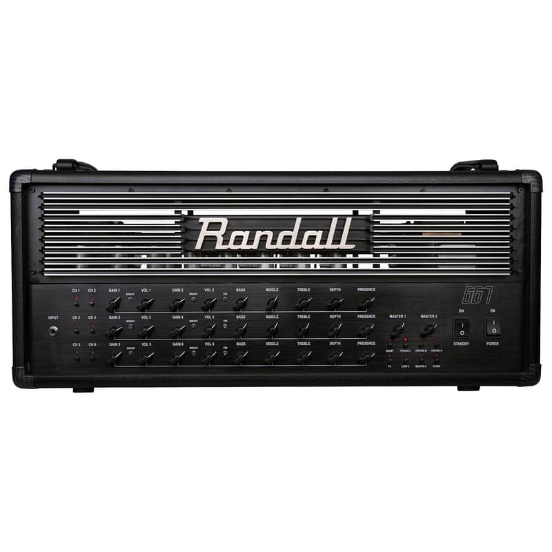 Randall 667 6-Channel 120-Watt Programmable All Tube Guitar Amp Head image 1