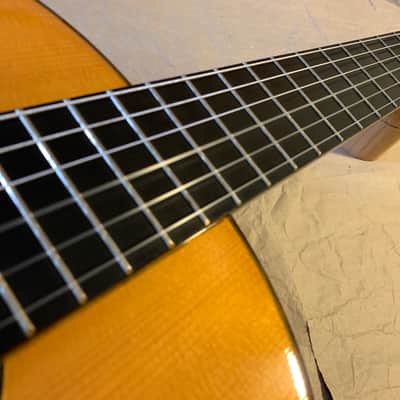 Admira Avila 1990s - Natural Gloss Solid Spruce top Made in Spain Classical Guitar Very Good Condition with Vinylex Gigbag image 8