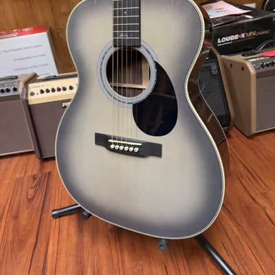 Martin OMJM John Mayer Signature 20th Anniversary Acoustic Guitar - Platinum Gray Burst w/Hard Case- New! image 6