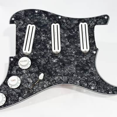 Seymour Duncan Triple Rails Loaded Black Pearl Pickguard Hot Rails Liberator System image 1