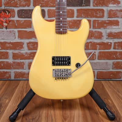 ESP Custom SE Strat Olympic White 1980s w/Hard Shell Case image 1