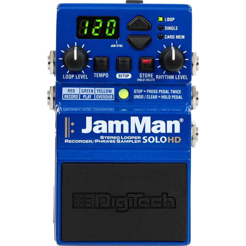 Digitech JamMan Solo HD Stereo Looper/Recorder Pedal with USB image 1