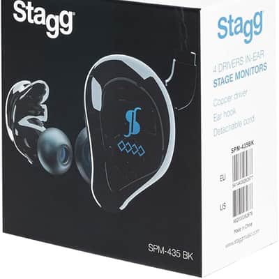 Stagg SPM-435 In-Ear Monitors - Black image 2