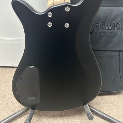 Warwick Rockbass Artist Line Robert Trujillo 5 String Bass Guitar - Black image 4