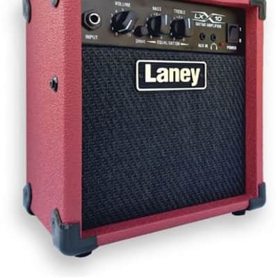 Laney LX10 Electric Guitar Amplifier Combo 1x5" 10 Watts Red image 2