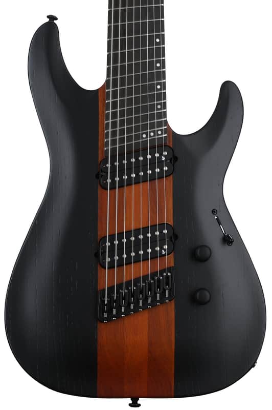 Schecter C-8 Multiscale Rob Scallon 8-string Electric Guitar - Satin Dark Roast image 1