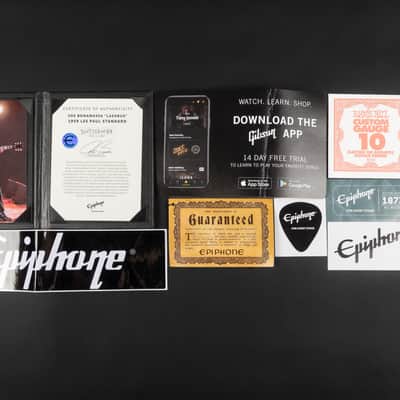 2021 Epiphone Joe Bonamassa Signature "Lazarus" '59 Les Paul Standard - Aged Gloss | Limited Edition Gibson Burstbucker Pickups Locking Tuner 3.69kg | CoA OHSC image 19