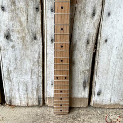 Guitar Mill S-Style Replacement Neck / 1 pc. Roasted Maple / Black Binding (#GIN-2520) image 4