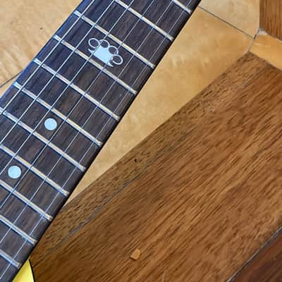 Hard Luck Kings Bossman HLK Kustom Series Yellow Les Paul STYLE USA Single Cut Elec Guitar image 14