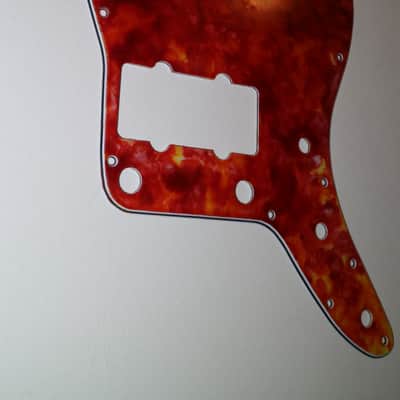 Pickguard Jazzmaster American Red Orange Tortoise Shell image 4