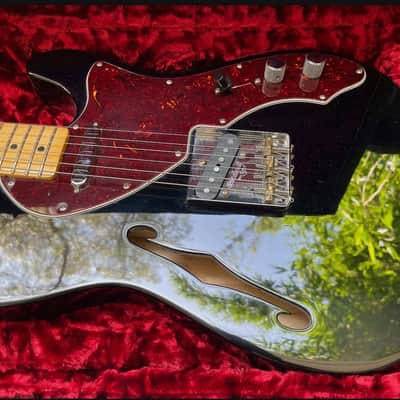 Fender 2019 Fender American Vintage Thin Skin 1969 Telecaster Thinline 2019 Black image 10