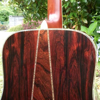 K Yairi YW-1000 Hand Crafted Jacaranda B. Rosewood, Japan Vintage 1981 with Super Low Action image 8