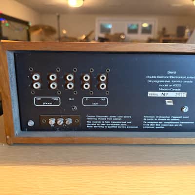 SIERA SR‑4000 Stereo Receiver • Serviced • Vintage Analog FET Extremely Rare🔥🎶 image 9