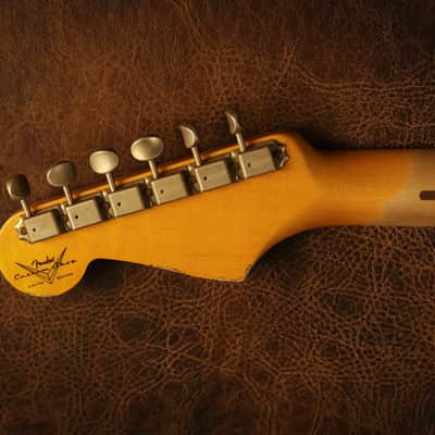 Fender Custom Shop 1956 Stratocaster Heavy Relic in Aged Indian Ivory over 2-tone Sunburst image 10