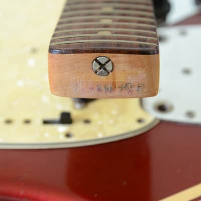 Competition Red 1972 Fender Mustang with Original Case image 22