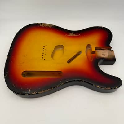 MJT Telecaster Body 1-Piece Alder Relic Nitro Light mjt6651 image 2