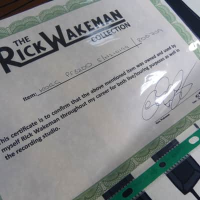 Rick Wakeman's Korg PS-3200 Polyphonic Synthesizer + PS-3010 Keyboard Controller +  PS-3060 Remote Controller image 16