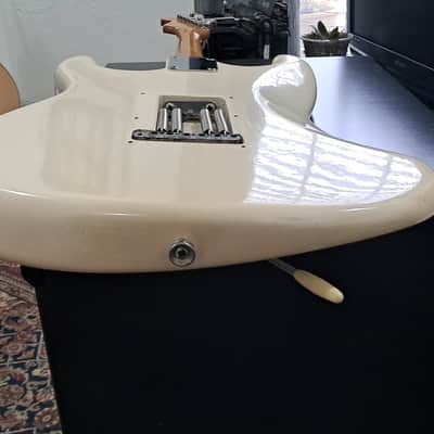 Fender Stratocaster 1959/'60 - Old Olympic White Stage Player image 8