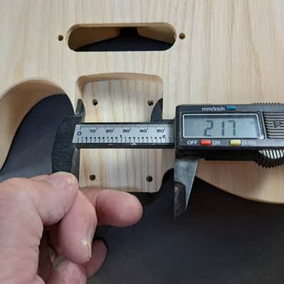 Unfinished Ash SSS Hardtail Tele guitar body - fits Fender Stratocaster necks J2509 image 9