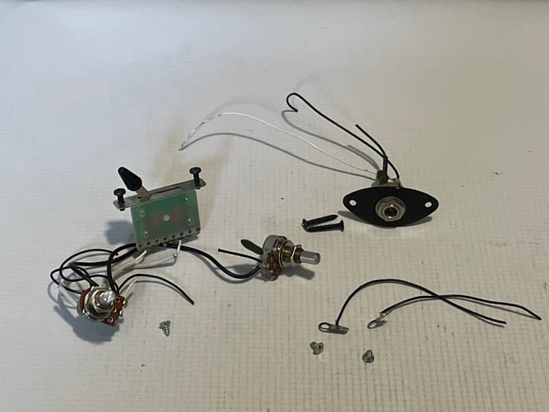 2007 Japan Era Jackson DKMG Dinky Guitar Factory EMG A25k Wiring Harness Electronics image 1