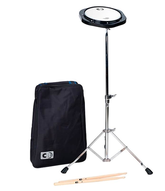 CB Percussion Practice pad w/Pad, Stand, Sticks and Carry Bag image 1