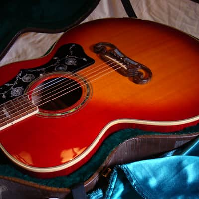 Gibson J 200 Custom 1994 - Cherry Sunburst image 2