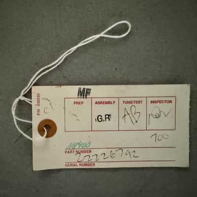 Fender 2003 Telecaster Hang Tag 2003 - Red image 2