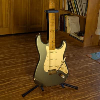 Mario Martin S Style Guitar- Metallic Charcoal Frost image 11