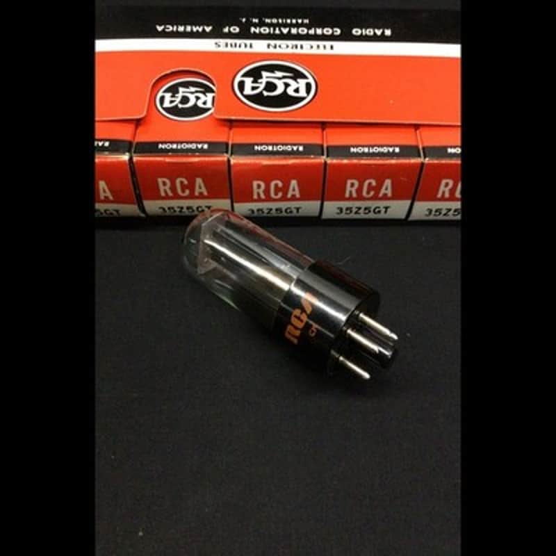 Full Sleeve (5) NOS RCA 35Z5GT Rectifier Radio AA5 Vacuum Tubes Tested 1.9630 image 1