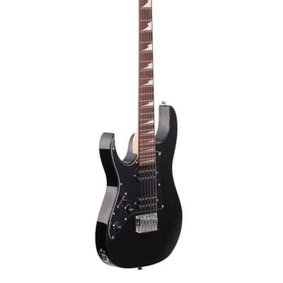 Ibanez GRGM21L Gio Mikro Lefty Electric Guitar Black Night image 8