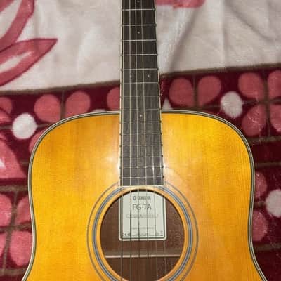 Yamaha FG-TA TransAcoustic Dreadnought 2010s - Vintage Tint image 6