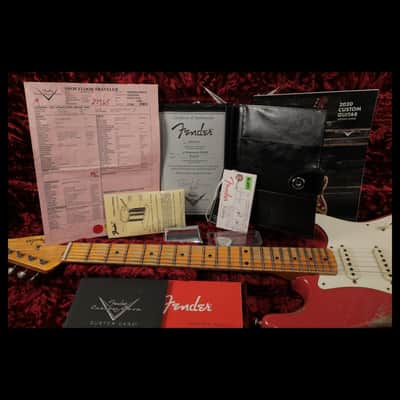 2020 Fender Custom Shop '57 Stratocaster Heavy Relic - Fiesta Red image 24
