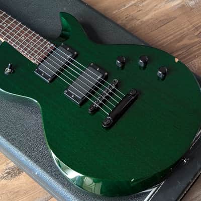 ESP The Eclipse Electric Guitar Japan Vintage Late 80s Early 90s Trans Emerald Green W/OHSC image 2