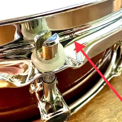 Sonor S-Class 14x5” Maple Snare Drum in Burgundy Gloss Grain Lacquer Finish image 3