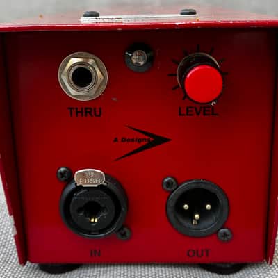 A-Designs Audio REDDI Tube Direct Box 2010s - Red image 7