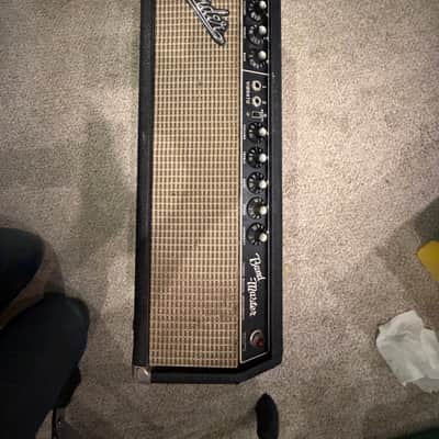 Fender Bandmaster 40-Watt 2-Channel 2x12" Piggyback Guitar Amp 1963 - 1967 - Black Panel image 3