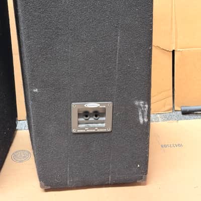 Harbinger HA120 120W 4-Channel Powered Mixer w/ Dual PA Speakers – Complete PA System - Used image 15