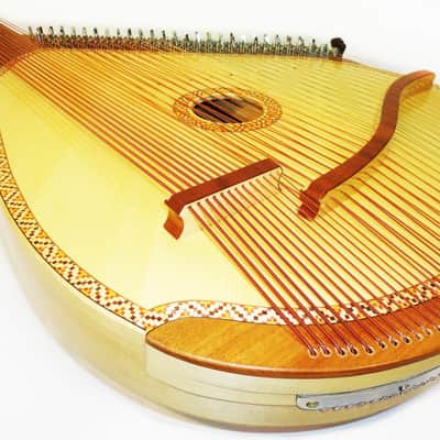 New Traditional Folk Bandura Prima Lviv Chromatic 63 String Musical Instrument made in Ukraine Wonderful Sound! image 3