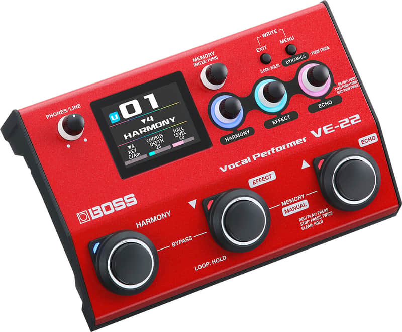 Boss VE-22 Vocal Effects and Looper Pedal image 1
